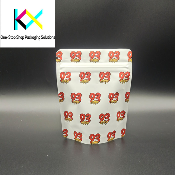 Food Packaging Pouch with Zipper
